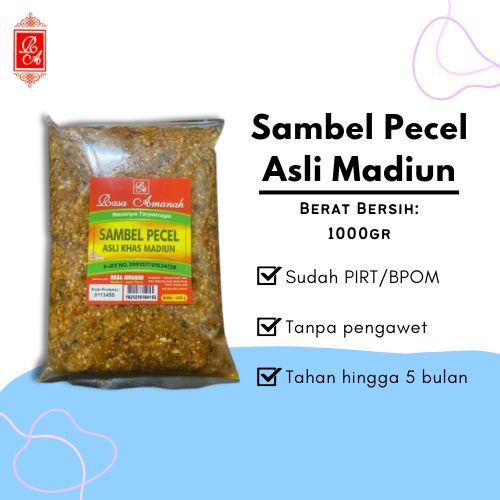 

Sambel Pecel Madiun Rasa Amanah 500gr 1000gr PECEL ASLI MADIUN Termurah