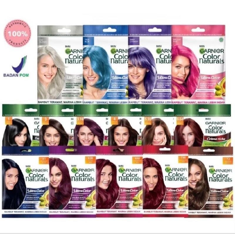 GARNIER COLOR SACHET , Pewarna Rambut Sachet