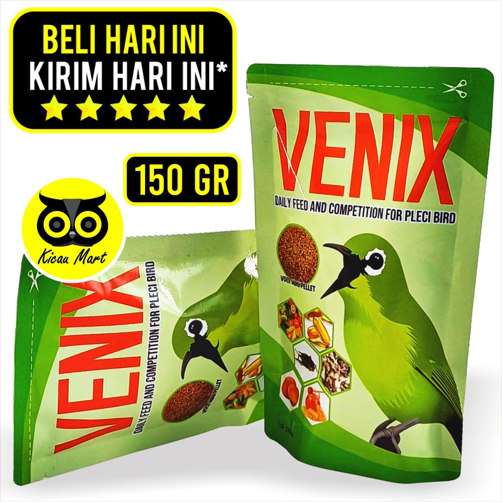 KICAU MART Venix Pur Pakan Pleci Booster High Protein Dosis Full Ngebren Makanan Penggacor Burung Do