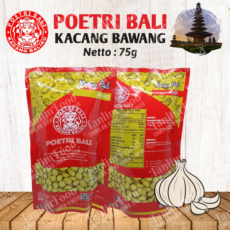 

Kacang Bawang Manis POETRI BALI - 75gr