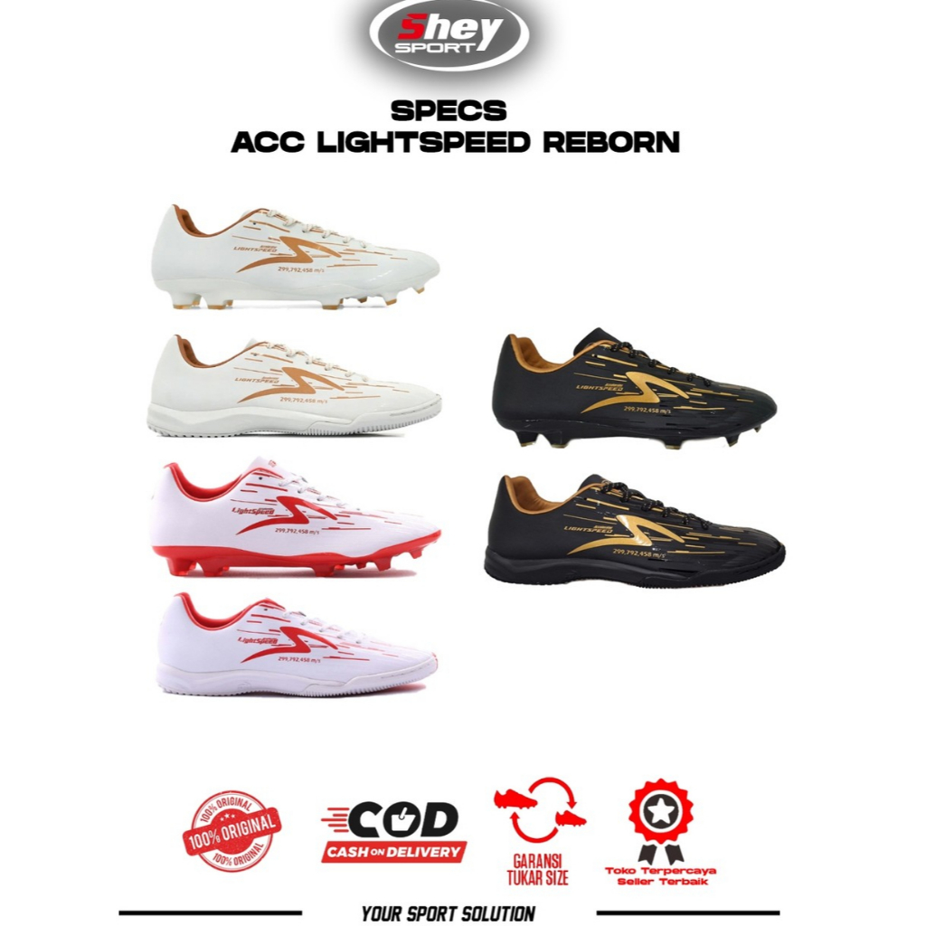 Shey Sport ACC LightSpeed Reborn Sepatu Specs Original