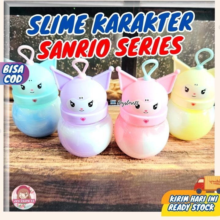 Slime Karakter Kuromi/ Slime Sanrio Series/ Slime 2 Warna Wadah Karakter