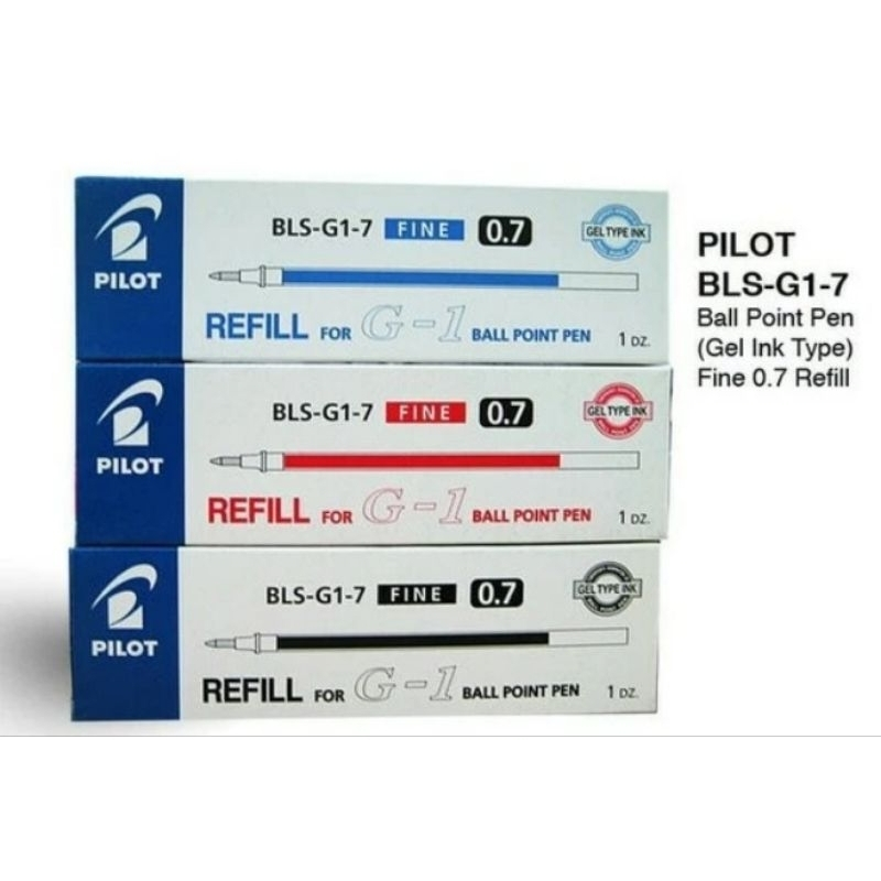 

Refill Pilot G-1 0,7 mm | Refill Pulpen Pilot BLS-G1-7