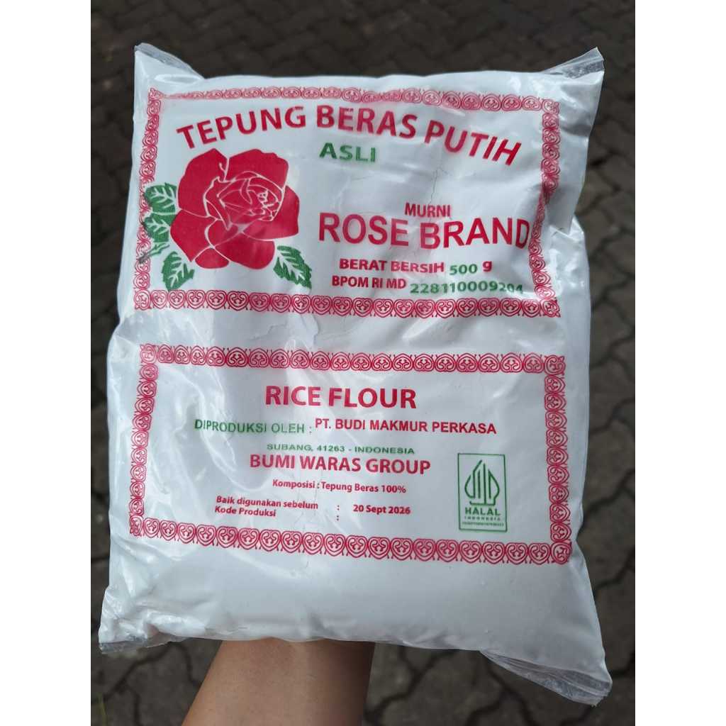 

Rose brand tepung beras 500gr