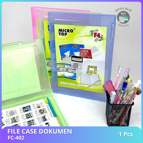 

WAJIB EXTRA PACKING BOS File Case F4/ Hard Case Dokumen/ Map Case/ Kertas/ Office/ Sekolah RB9