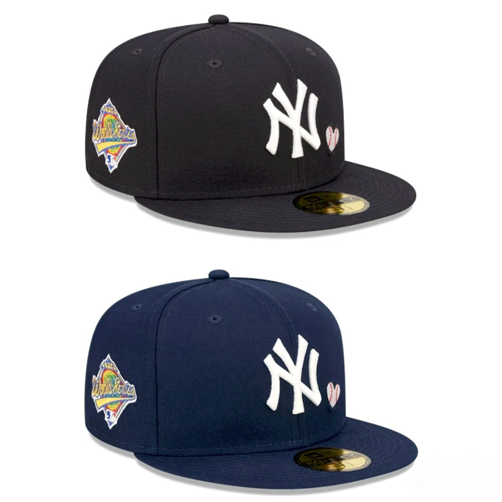 Topi Snapback Fitted NY New York Yankees World Series Ws Bordir Build Up Caps