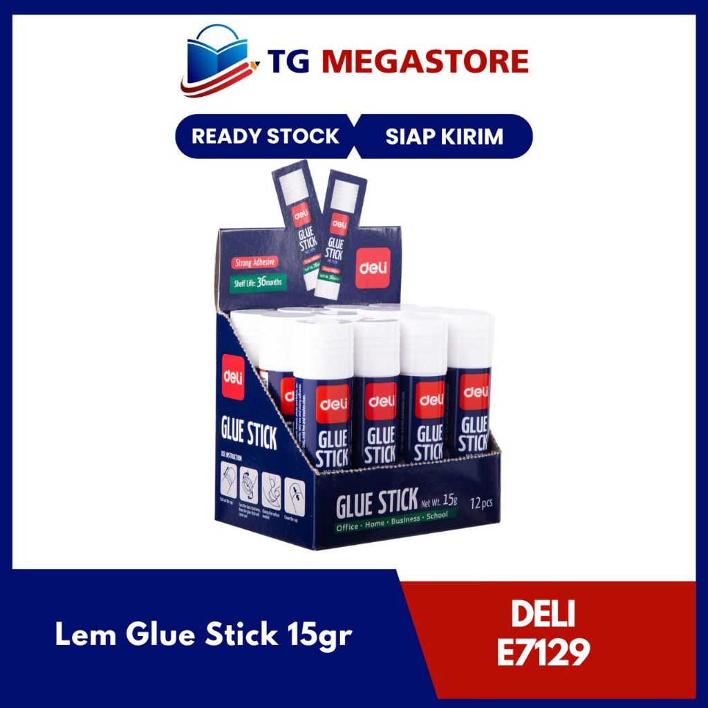 

Lem Glue Stick/ Lem Kertas Deli 15gr - E7129