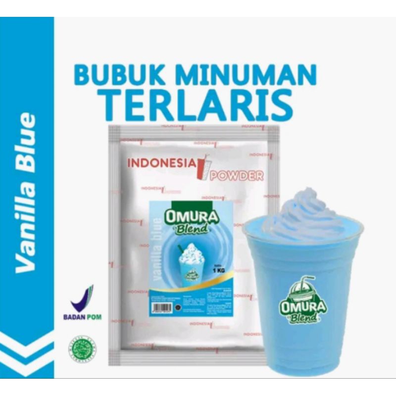 

Omura Blend Bubuk Minuman 1kg Rasa Vanilla Blue
