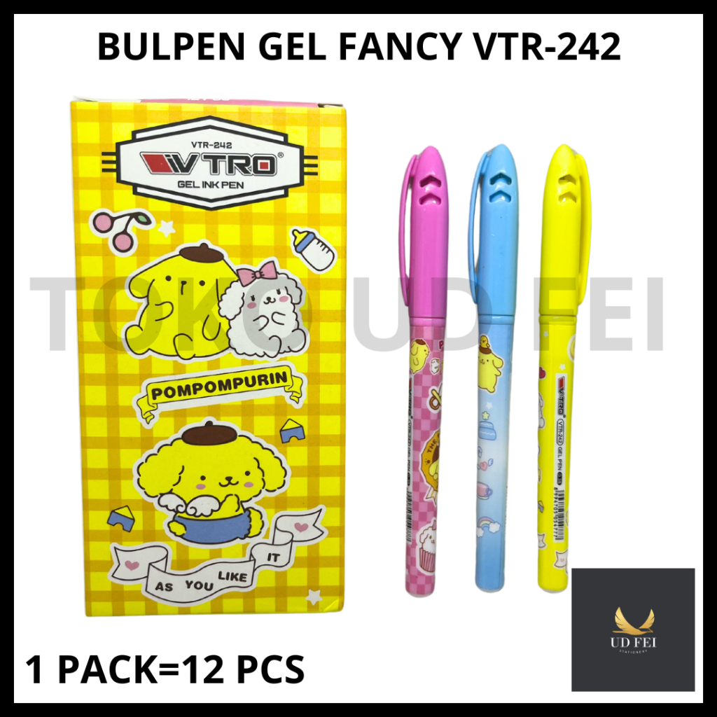 

(1 PACK=12 PCS KODE VTRO 242) BULPEN GEL FANCY/ BULPEN GEL VTRO 242/ BULPEN GEL FANCY VTRO