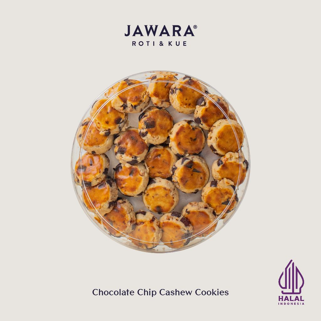 

Chocolate Chip Cashew Cookies - Hampers Kue Kering Parcel Halal Jawara Roti