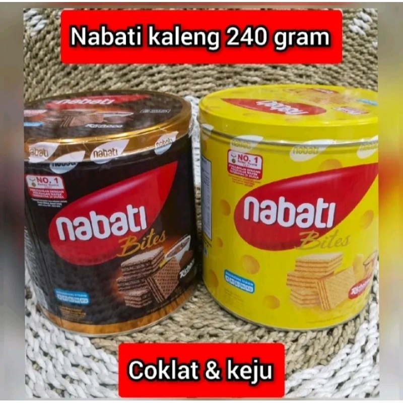 

nabati kaleng 240 gr rasa coklat&keju