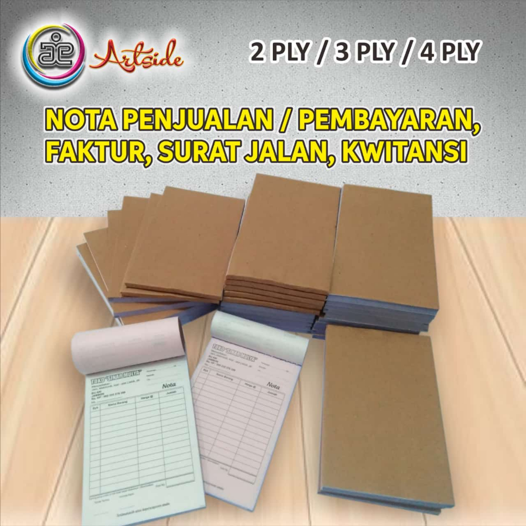 

Cetak Nota Custom 1/4 MURAH BANGET !! , GRATIS DESAIN