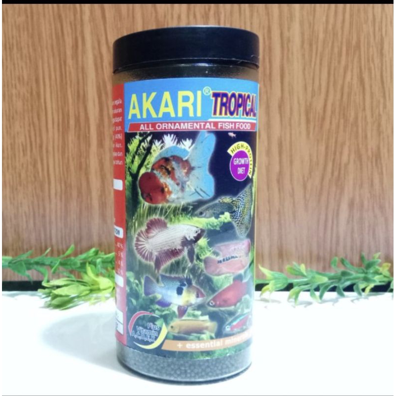 AKARI TROPICAL 100GR MAKANAN IKAN KECIL DISCUS DAN KURA KURA