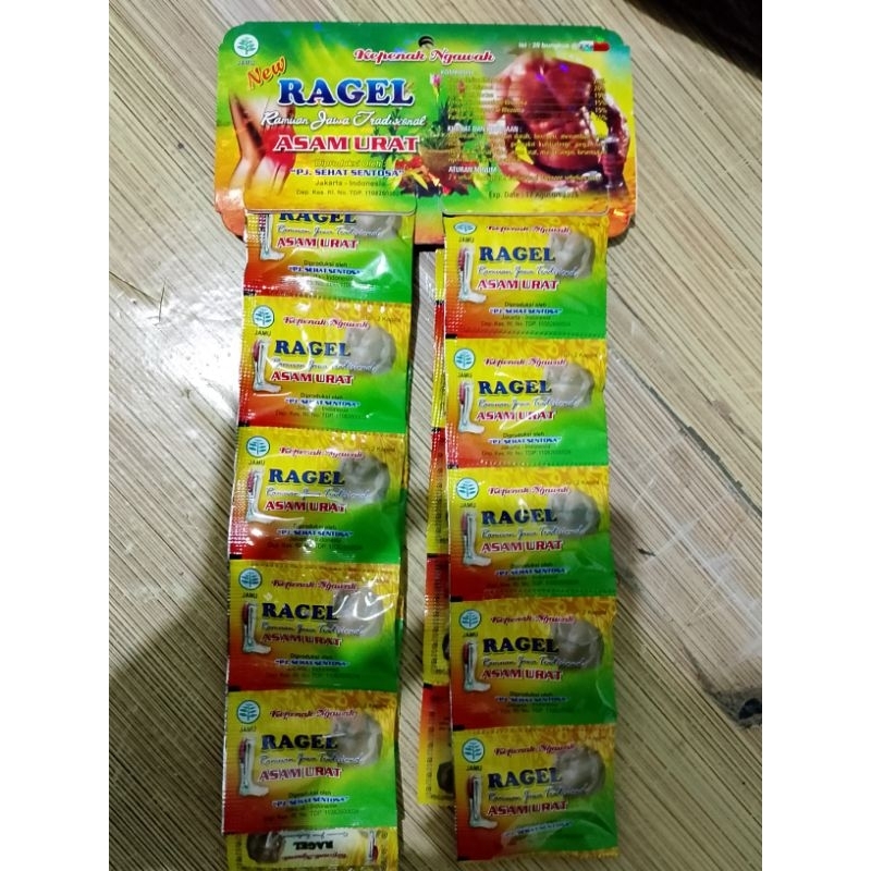 obat tradisional asam urat RAGEL berkhasiat