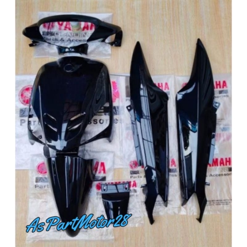 FULLSET BODY HALUS MIO SPORTY HITAM ORIGINAL