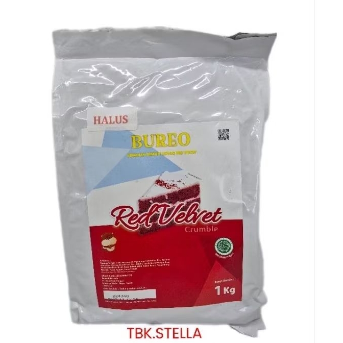 

BUREO CRUMBLE REMAHAN BISCUIT RED VELVET 1 KG