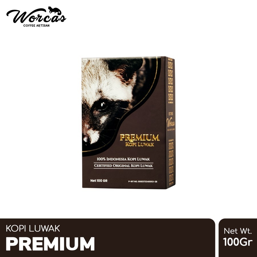 

WORCAS Premium Luwak Coffee 100gr - Classic Box