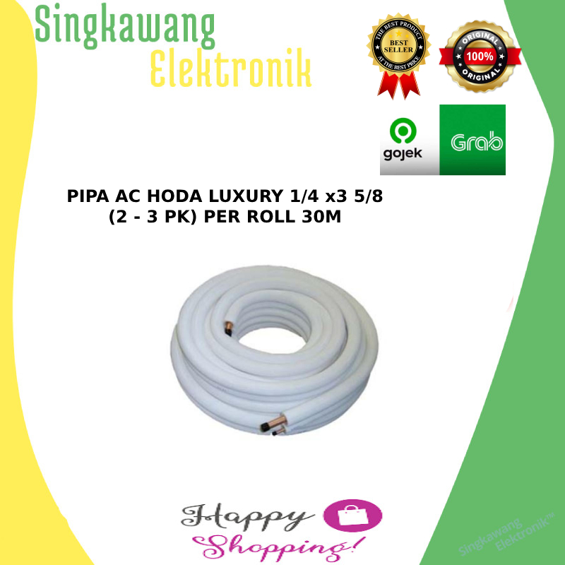 PIPA AC HODA LUXURY 1/4 x3 5/8  (2 - 3 PK) PER ROLL 30M