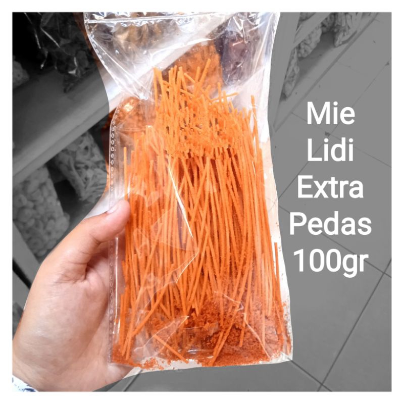 

Mie Lidi / Mi Lidi EXTRA PEDAS 100gr cemilan jajan enak