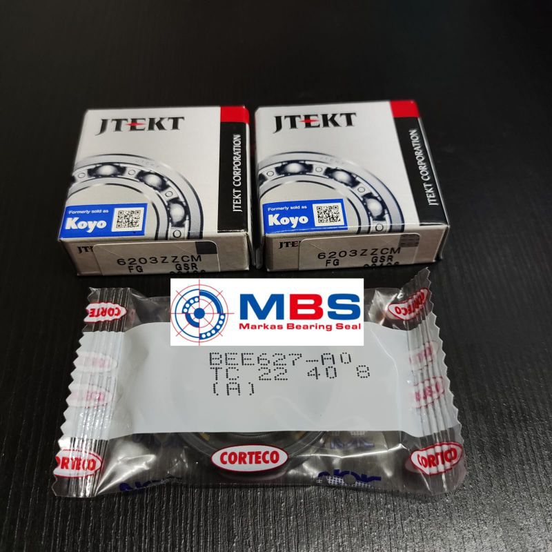 BEARING KIT MESIN CUCI LUX CLASIC WH262 MERK KOYO & NOK ASLI 1 SET WH 262