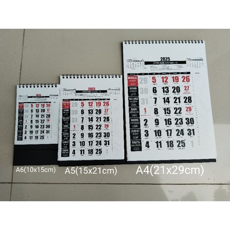 

kalender meja catatan 02,kalender jawa, ukuran A6 A5 A4