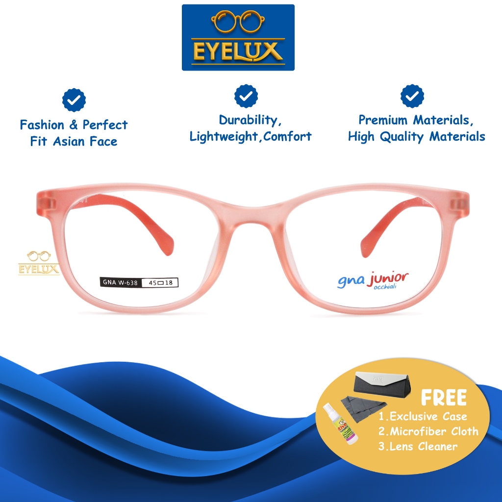 GNA Junior / GNA W-638 / 45-18 / Frame Kacamata GNA Eyewear Kids