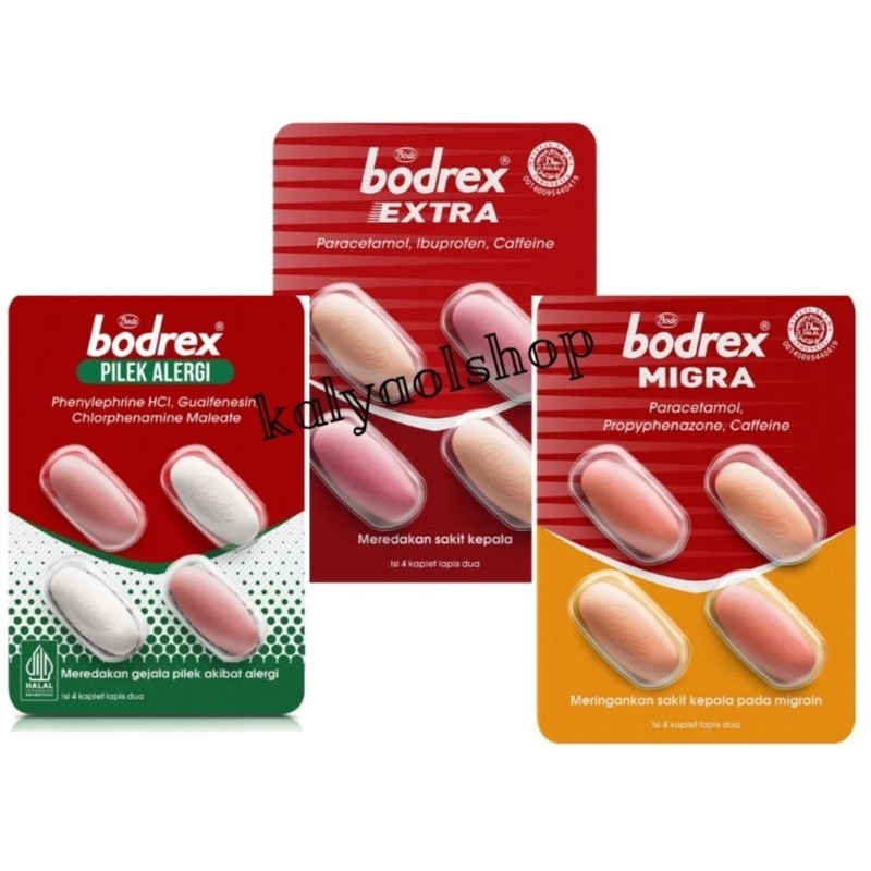 

Bodrex Sakit Kepala | extra | migra