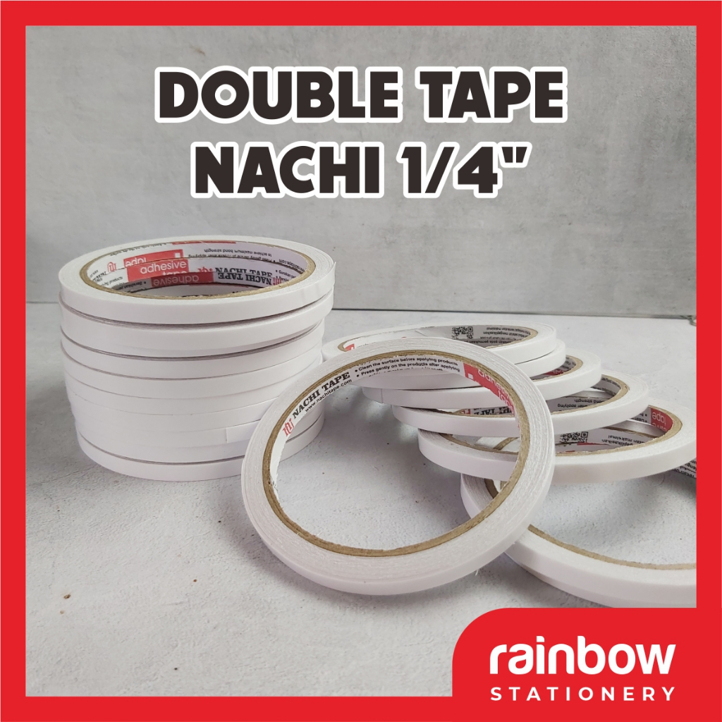 

[ECER] DOUBLE TAPE NACHI 1/4 INCH SATUAN / DOUBLE TAPE NACHI