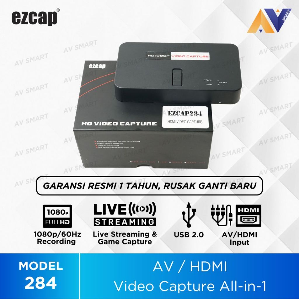 Ezcap284 HDMI / AV Video Capture Record to USB Disk HD 1080P Ezcap 284