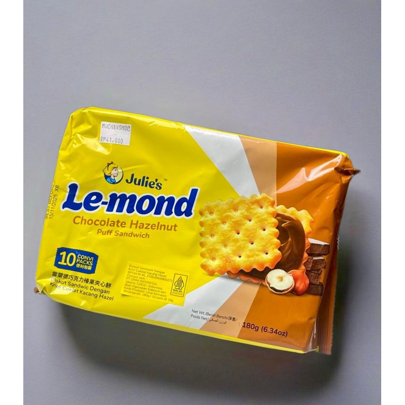 

Julie’s Lemond Chocolate Hazelnut 180gr