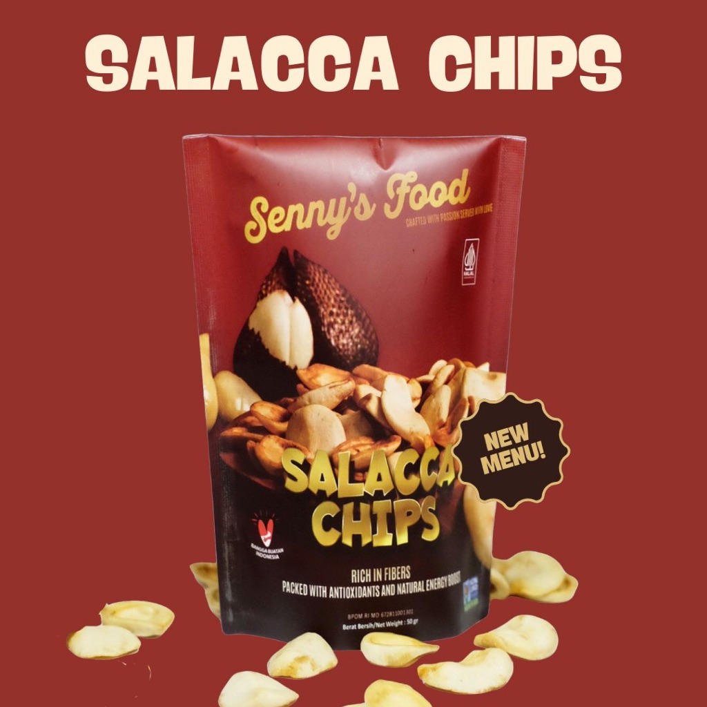 

SennysFood Keripik Salak/Keripik Buah Salak/Keripik Buah-Buahan