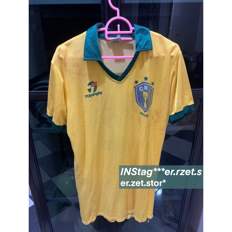 jersey vintage classic match shirt brasil 1986/1987