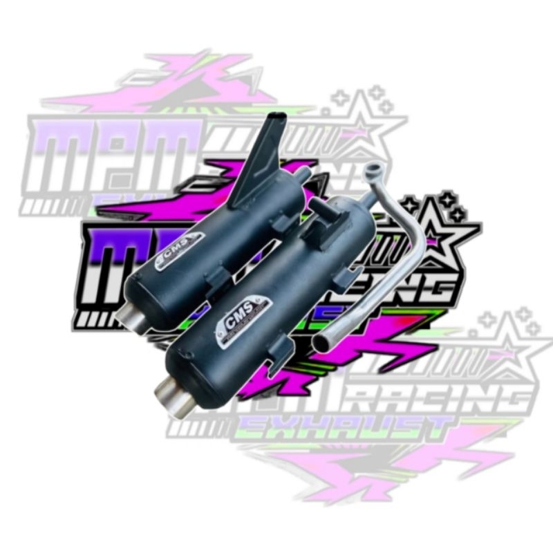 KNALPOT COPY CMS VARIO 125 NEW BEAT DELUXE KNALPOT TSUKGIGI KNALPOT STANDAR RACING
