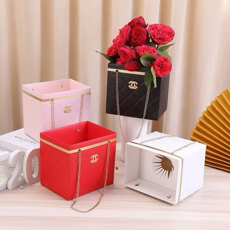 

Flower Bloom Box CHANEL / Tas Bunga / Kotak Bunga Florist / Flower Box