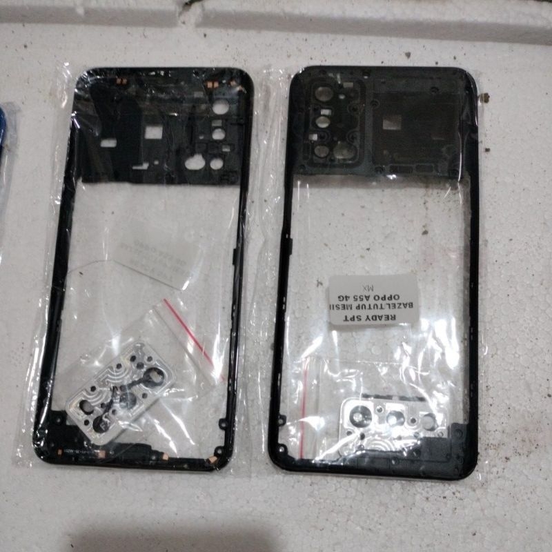 bezel bezzel tutup mesin tulang tengah OPPO A55 4G