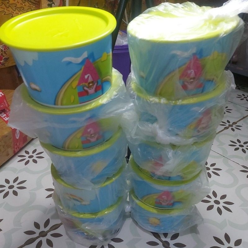 Toples Motif 1 L , 1 pcs Baru Tupperware
