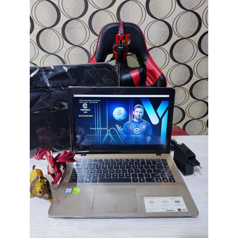 Laptop Gaming Design ASUS VIVOBOOK X442UR-S8S9BNE CORE I7 GEN 7 SLIM [RAM 8GB/SSD+HDD DUAL VGA NVIDI