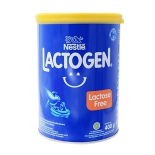 

LACTOGEN LACTOSE FREE 400 GR SUSU FORMULA BAYI TIDAK MENGANDUNG GULA LAKTOSA