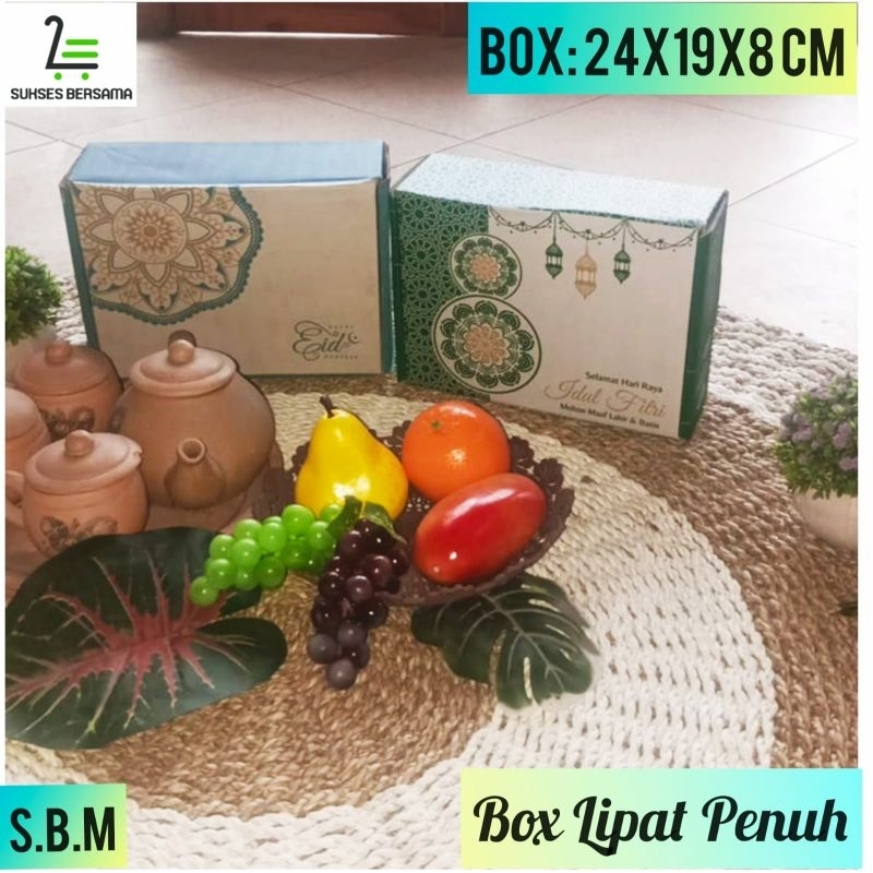 

Box 24x19x8cm /Lebaran/IdulFitri/Karton /Kardus/Hampers/tinggi8