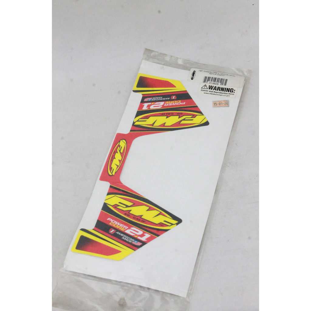 FMF Powercore 2.1 Mylar Wrap Exhaust Decals (014826) STIKER KNALPOT FMF 2 TAK