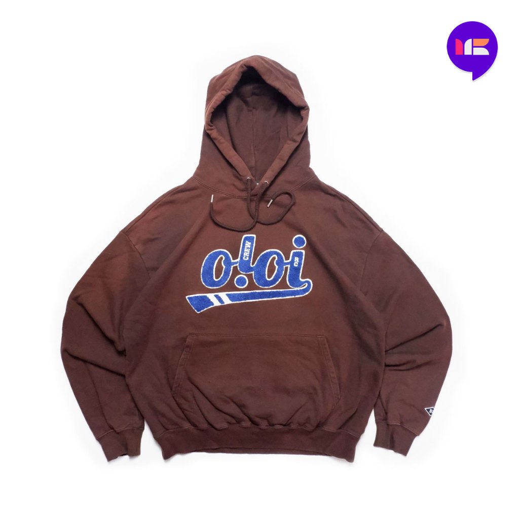 HOODIE OIOI COKLAT OVERSIZE