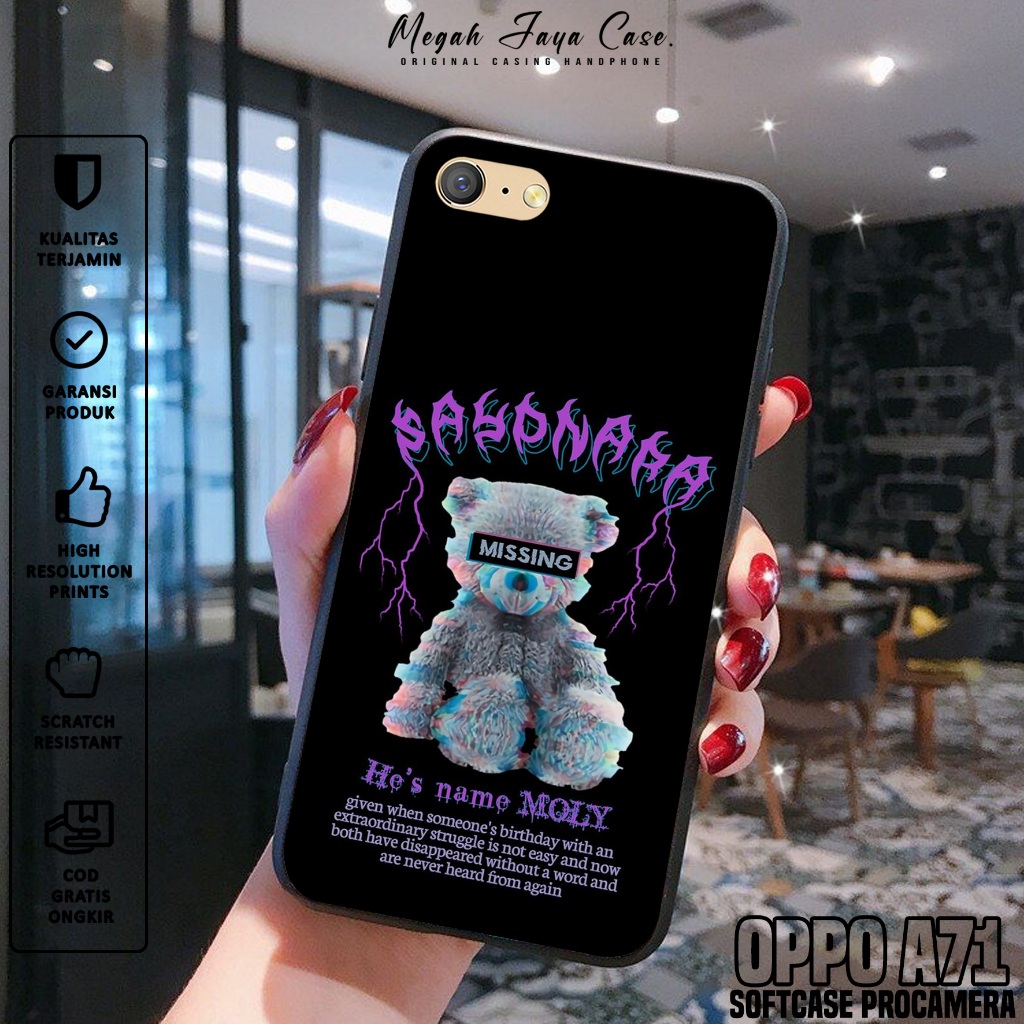 Case Hp OPPO A71 - Softcase OPPO A71 Motif BNKA - Casing OPPO A71 - Silikon Hp OPPO A71 - Kesing Hp 