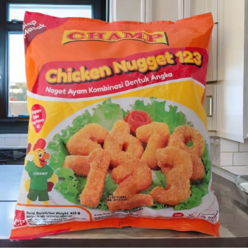 

CHAMP Chiken Nugget 123 kemasan 450gr