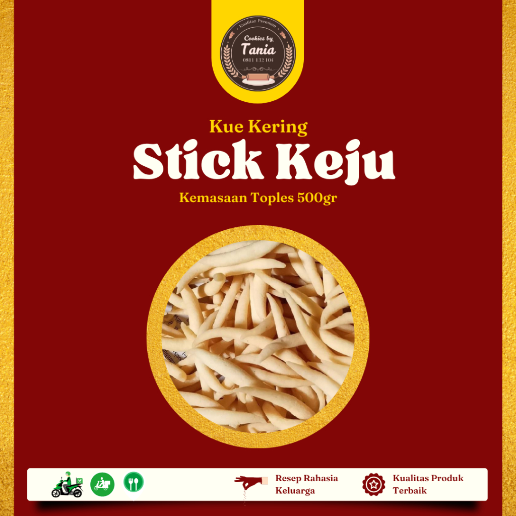 

Kue Kering Premium - Stick Keju 500g