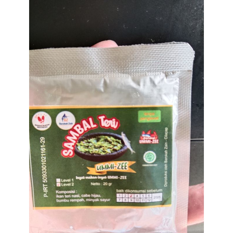 

Sambal Teri Ummi-Zee Kemasan Sachet 20 Gram