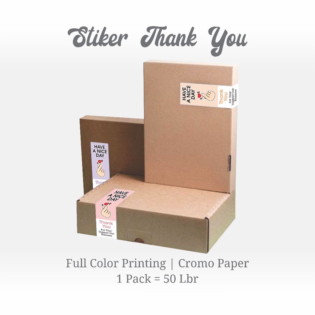 

Stiker Thank You Stiker Ucapan Olshop