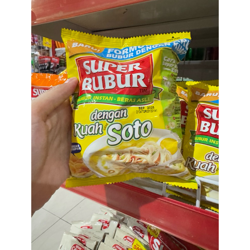 

Super Bubur Rasa Kuah Soto 46g