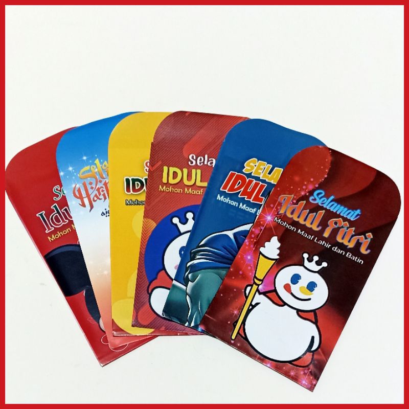 

[50pcs] Amplop Lebaran Karakter Kartun Animasi Anak Laki-laki Dan Perempuan