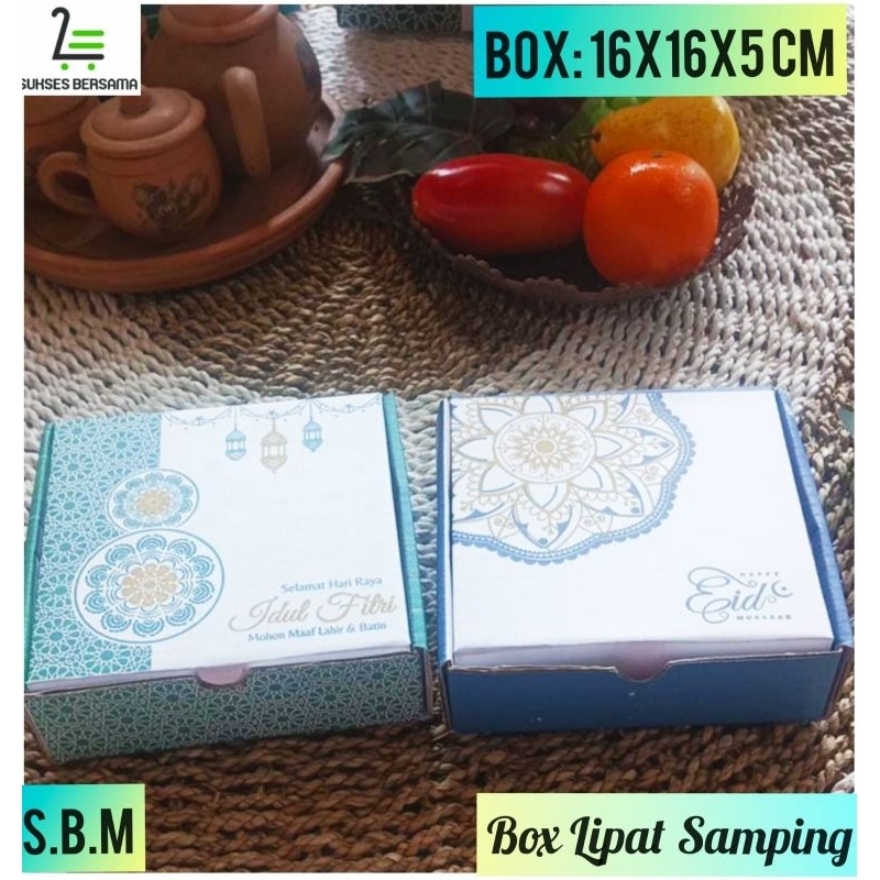 

Box 16x16x5 cm(LS)/Kardus/Hampers/paking/idulfitri/Lebaran/Eid