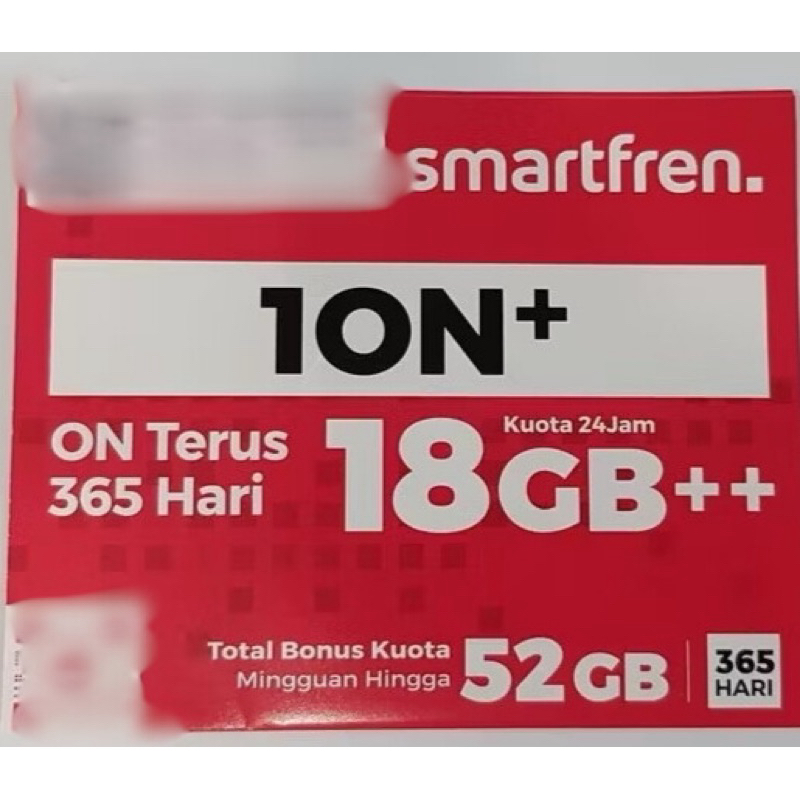 PERDANA INTERNET SMARTFREN MASA AKTIF 1 TAHUN